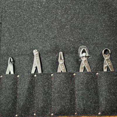 Bonsai Tools— high quality set in felt wrap